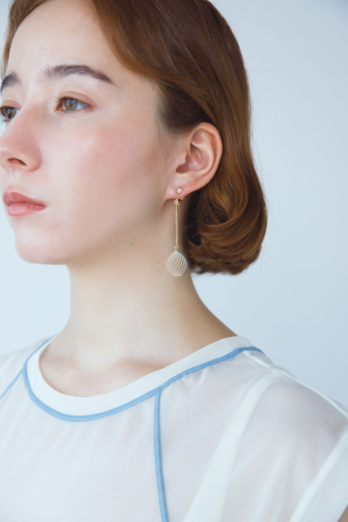 【日本入手困難】Enameled l earrings イヤリング QUQU - [EARRING] CARAN - long - EarthEssence