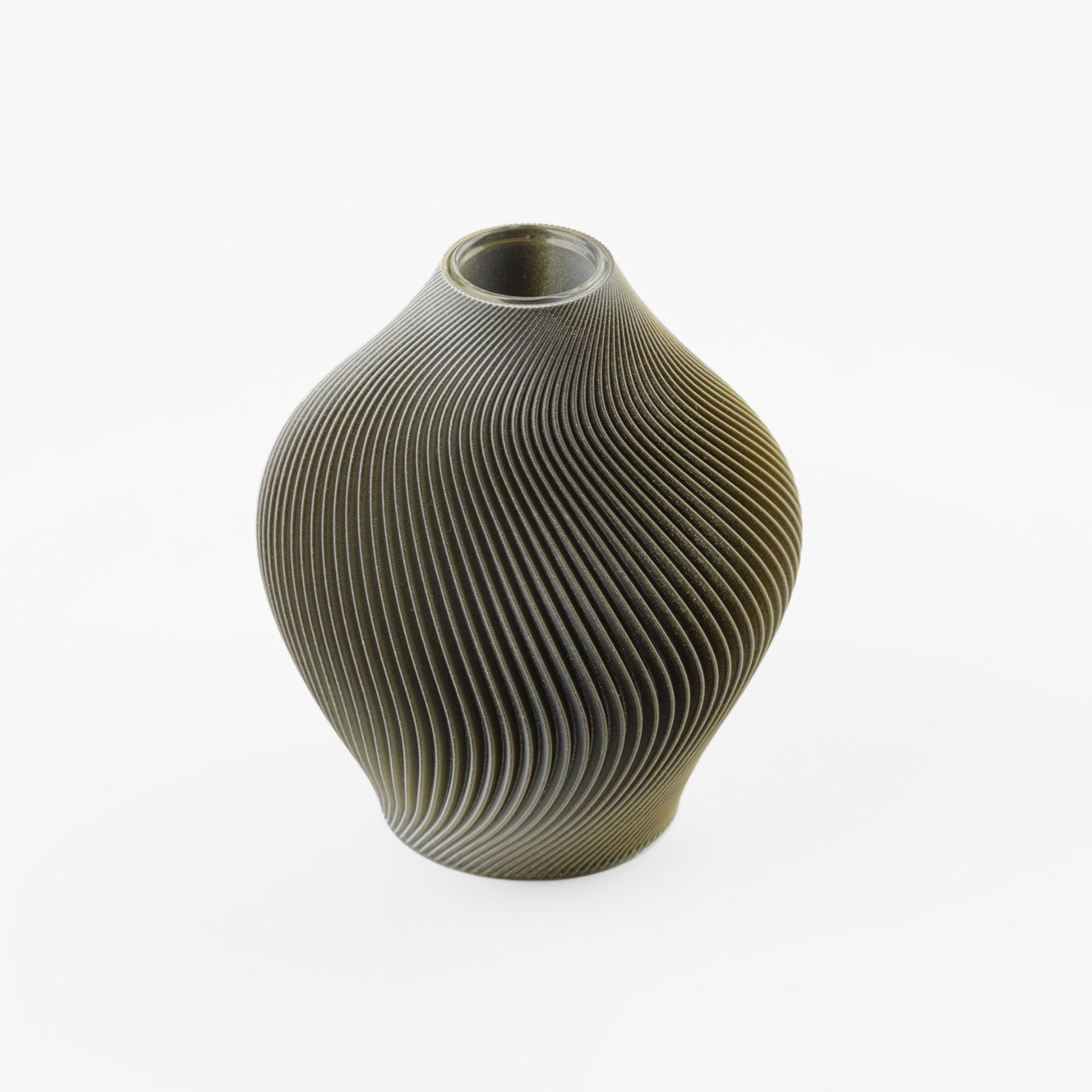 オキ　マコト　炭化花瓶 オキ マコト 炭化花瓶